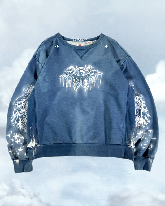 In my defenselessness my safety lies (oversized S)