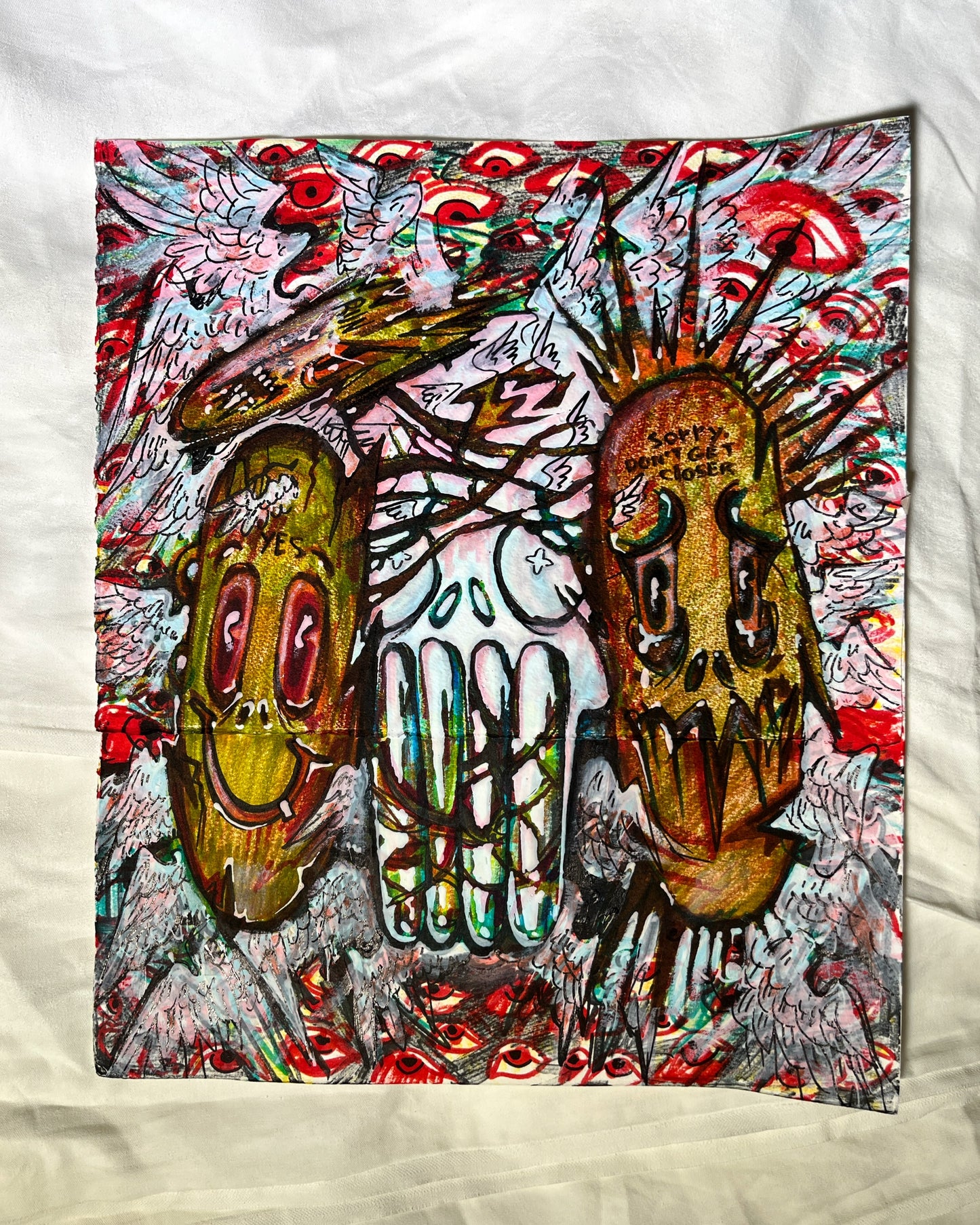 Unmasking (original drawing)