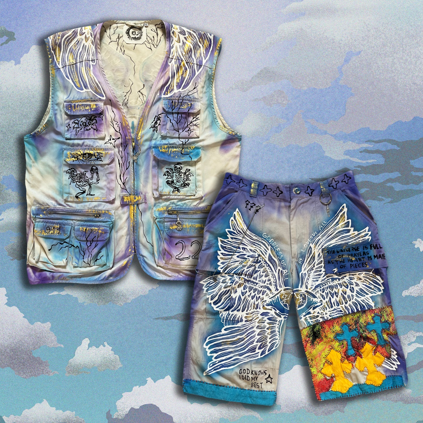 RAVER SPIRIT (XL Vest + M-L Shorts FIT)